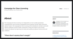 Desktop Screenshot of clearlicensing.org